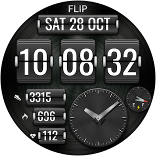 DIGI FLIP Sport 13 Watch face